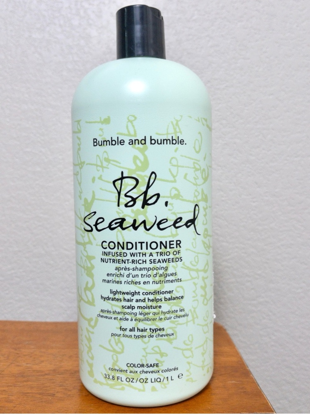 NEW Bumble and Bumble BB Seaweed Conditioner JUMBO 1L 33.8oz Hydration Scalp